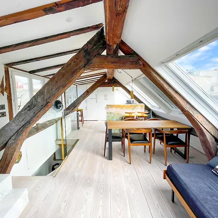 Penthouse With Terrasse And View On Eiffel Tower Appartamento *